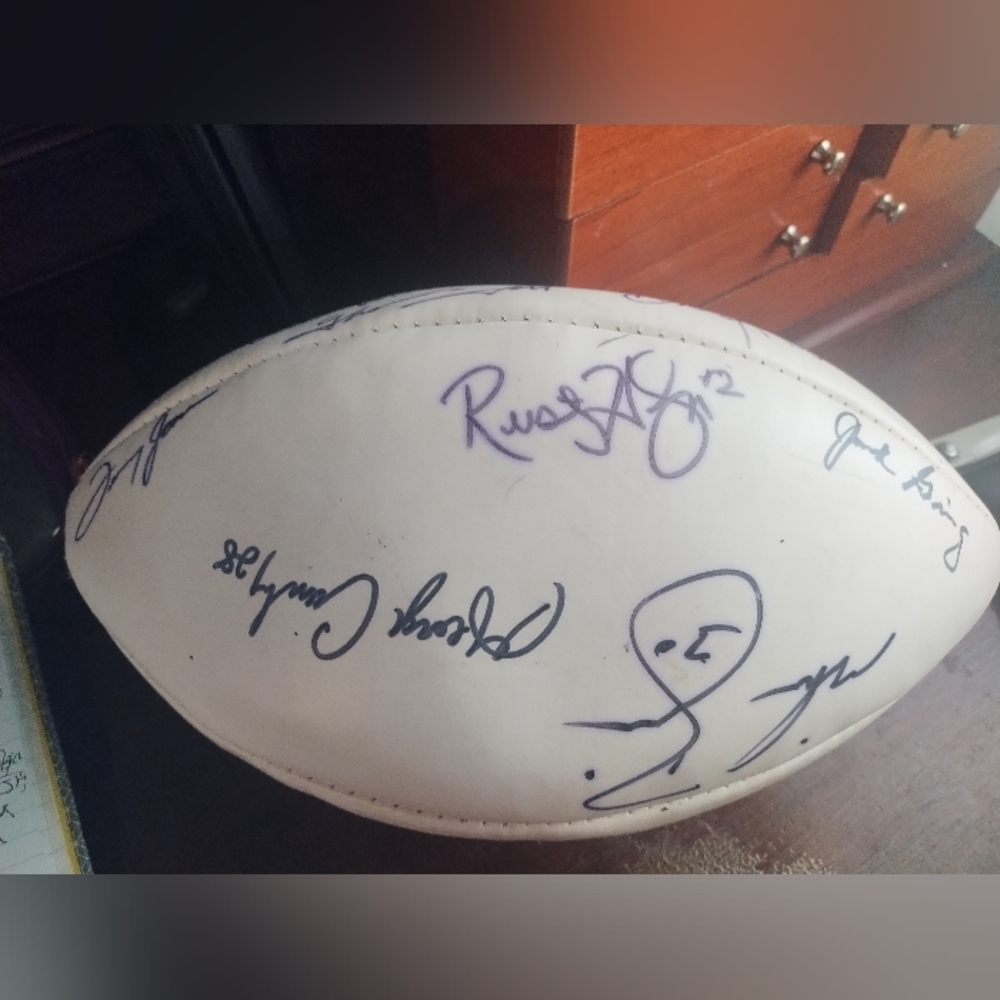 Autographed Football! - Picture 4 of 5